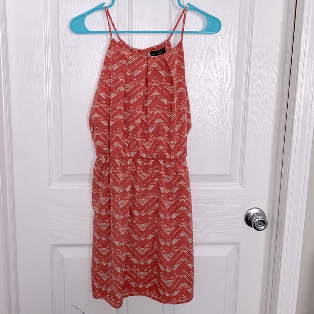 Coral pink dress